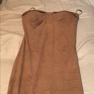 Suede dress
